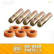 8E6208 Pin with 8E6209 Retainer Fits CATERPILLAR CAT J200 1U3202 Teeth - 5 Set