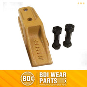 BDI Wear Parts 6684447 Trenching Bucket Teeth, Bobcat Style Skid Steer Backhoe Bolt On Tooth Unitooth - 1 PK