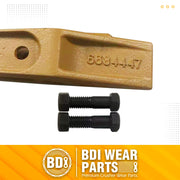 BDI Wear Parts 6684447 Trenching Bucket Teeth, Bobcat Style Skid Steer Backhoe Bolt On Tooth Unitooth - 1 PK