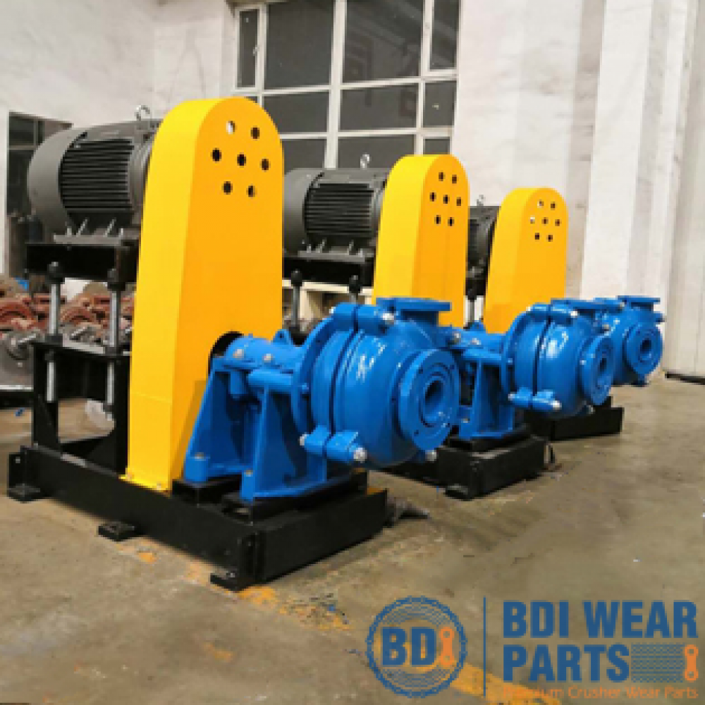 Horizontal Rubber Lined Slurry Pump BDIHR/75C