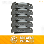 5PCS K290S Flex Pins for Hensley Style X290 Series Bucket Teeth