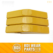 BDI Wear Parts L2520N-2AH Teeth Adapter, Backhole Excavator Bucket Digging Teeth Adapter Weld On Shanks for 2A Style Bucket Teeth-3PK