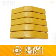 BDI Wear Parts L2520N-2AH Teeth Adapter, Backhole Excavator Bucket Digging Teeth Adapter Weld On Shanks for 2A Style Bucket Teeth-5PK