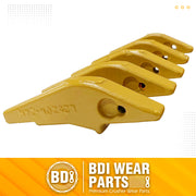 BDI Wear Parts L2520N-2AH Teeth Adapter, Backhole Excavator Bucket Digging Teeth Adapter Weld On Shanks for 2A Style Bucket Teeth-5PK