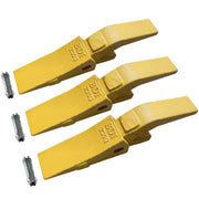 BDI Wear Parts Assembly U43792 Bucket Tooth Adapter, 230S Bucket Teeth with TF23P Flex Pins Weld on Bucket Teeth for 23 & 230 Series Skid Steer Loaders and Excavators- 3PK