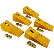 BDI Wear Parts Bucket Teeth X290 with K290S Flexpins Sharp Bucket Teeth Replacement - 5 Pack