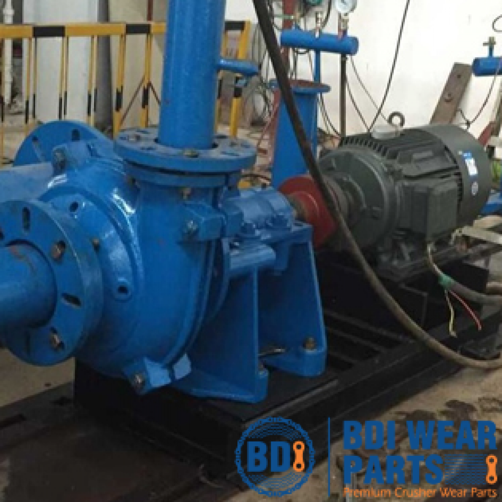 Horizontal Metal Lined Light Duty Slurry Pump BDIL/100D