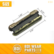 BDI Wear Parts 6737326 Flexpin for Bobcat Style Teeth - 5 Pack