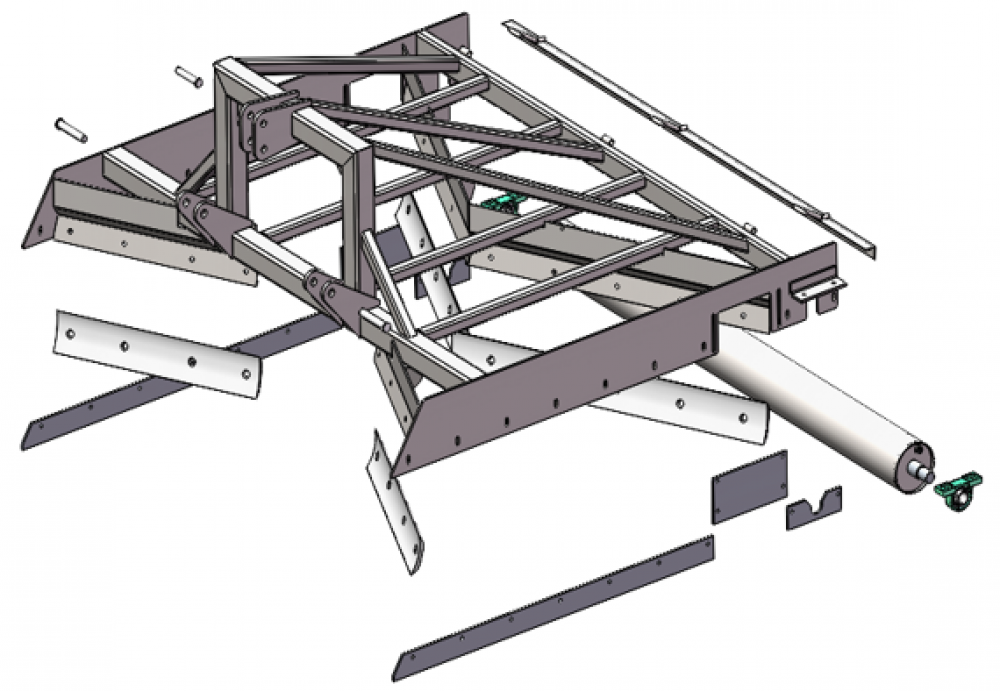 V-shaped leveling