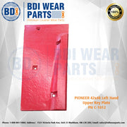 PIONEER 42x48 Left Hand Upper Key Plate PN C-1012