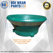 Telsmith Cone Crusher 52 SBS Extra coarse BOWL LINER PN AE-272-2329.
